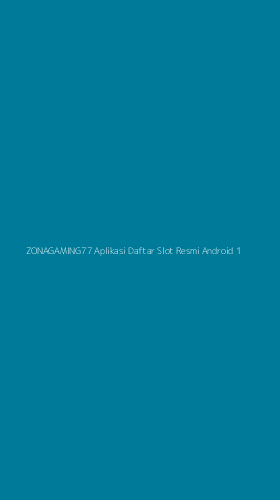 Tampilan Antarmuka Aplikasi Zonagaming77 Aplikasi Daftar Slot Resmi Android - 1