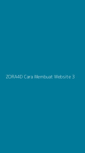 Tampilan Antarmuka Aplikasi Zora4d Cara Membuat Website - 3