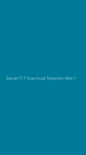 Tampilan Antarmuka Aplikasi Zaman777 Download Template Web - 1