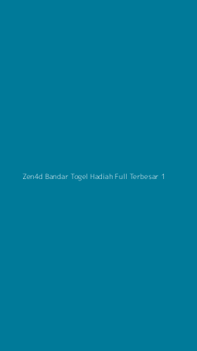 Tampilan Antarmuka Aplikasi Zen4d Bandar Togel Hadiah Full Terbesar - 1