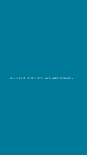 Tampilan Antarmuka Aplikasi Zeus 183 Slot Portal Informasi Game Online Terupdate - 2