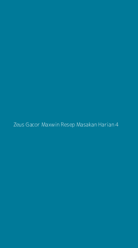Tampilan Antarmuka Aplikasi Zeus Gacor Maxwin Resep Masakan Harian - 4
