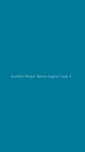 Tampilan Antarmuka Aplikasi Zeushoki Belajar Bahasa Inggris Cepat - 3