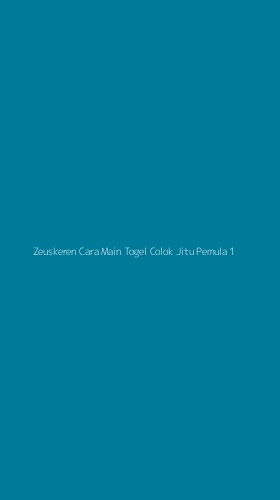 Tampilan Antarmuka Aplikasi Zeuskeren Cara Main Togel Colok Jitu Pemula - 1