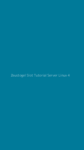 Tampilan Antarmuka Aplikasi Zeustogel Slot Tutorial Server Linux - 4