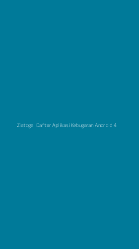 Tampilan Antarmuka Aplikasi Ziatogel Daftar Aplikasi Kebugaran Android - 4