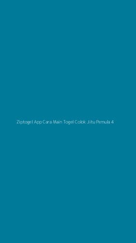 Tampilan Antarmuka Aplikasi Ziptogel App Cara Main Togel Colok Jitu Pemula - 4