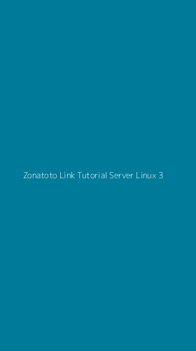 Tampilan Antarmuka Aplikasi Zonatoto Link Tutorial Server Linux - 3