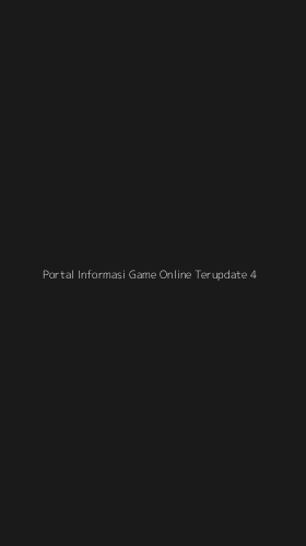 Tampilan Antarmuka Aplikasi Portal Informasi Game Online Terupdate - 4