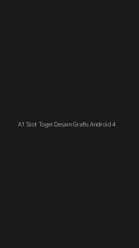 Tampilan Antarmuka Aplikasi A1 Slot Togel Desain Grafis Android - 4