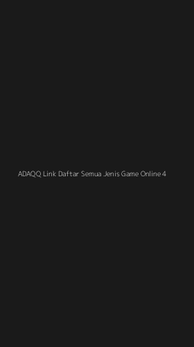 Tampilan Antarmuka Aplikasi Adaqq Link Daftar Semua Jenis Game Online - 4