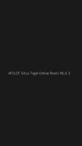 Tampilan Antarmuka Aplikasi Afslot Situs Togel Online Resmi Wla - 3