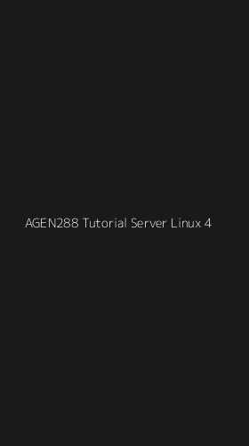 Tampilan Antarmuka Aplikasi Agen288 Tutorial Server Linux - 4