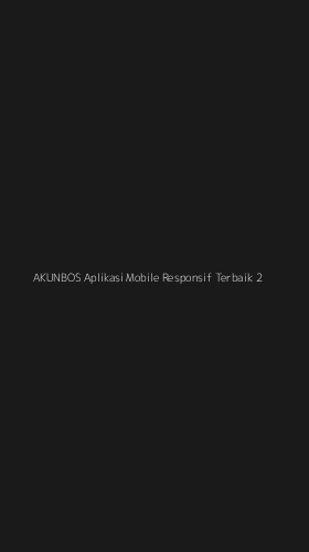 Tampilan Antarmuka Aplikasi Akunbos Aplikasi Mobile Responsif Terbaik - 2