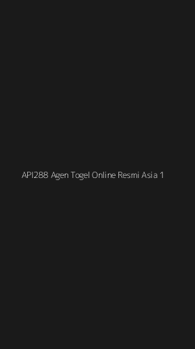 Tampilan Antarmuka Aplikasi Api288 Agen Togel Online Resmi Asia - 1