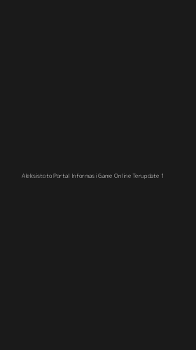 Tampilan Antarmuka Aplikasi Aleksistoto Portal Informasi Game Online Terupdate - 1