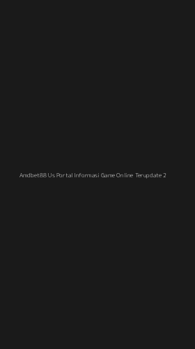 Tampilan Antarmuka Aplikasi Amdbet88 Us Portal Informasi Game Online Terupdate - 2