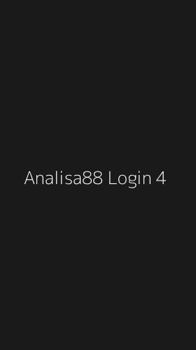 Tampilan Antarmuka Aplikasi Analisa88 Login - 4
