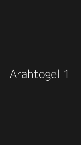 Tampilan Antarmuka Aplikasi Arahtogel - 1