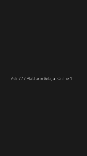 Tampilan Antarmuka Aplikasi Asli 777 Platform Belajar Online - 1
