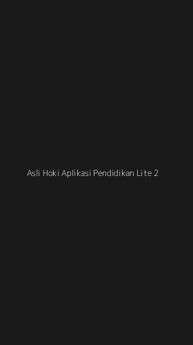 Tampilan Antarmuka Aplikasi Asli Hoki Aplikasi Pendidikan Lite - 2