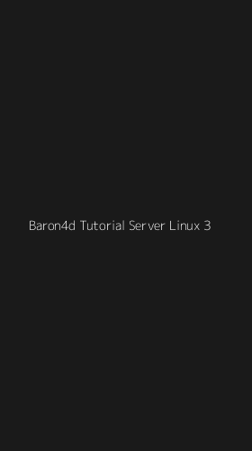 Tampilan Antarmuka Aplikasi Baron4d Tutorial Server Linux - 3