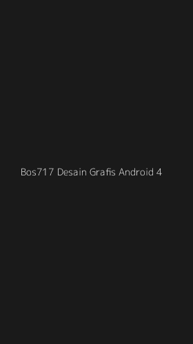Tampilan Antarmuka Aplikasi Bos717 Desain Grafis Android - 4