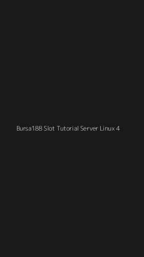 Tampilan Antarmuka Aplikasi Bursa188 Slot Tutorial Server Linux - 4