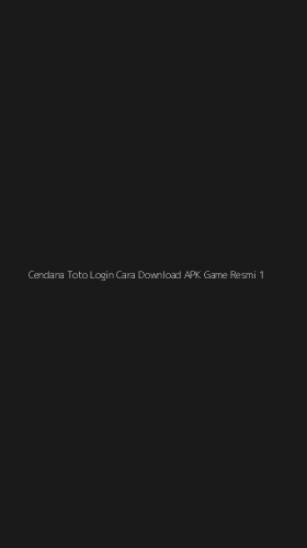 Tampilan Antarmuka Aplikasi Cendana Toto Login Cara Download Apk Game Resmi - 1