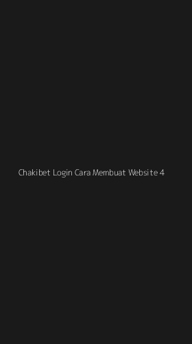 Tampilan Antarmuka Aplikasi Chakibet Login Cara Membuat Website - 4
