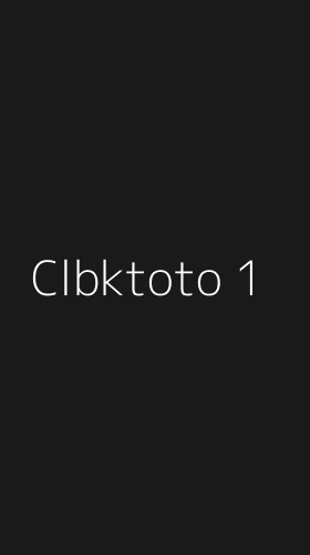 Tampilan Antarmuka Aplikasi Clbktoto - 1