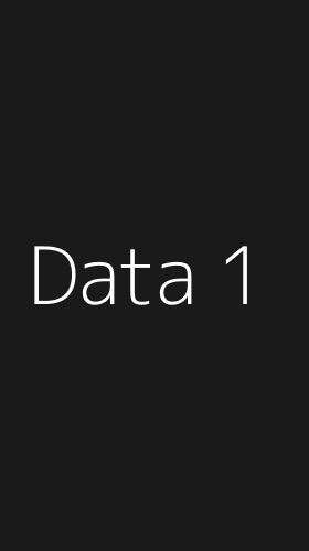 Tampilan Antarmuka Aplikasi Data - 1