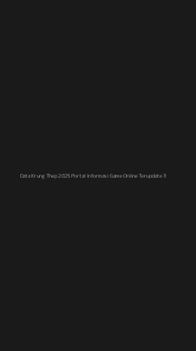 Tampilan Antarmuka Aplikasi Data Krung Thep 2025 Portal Informasi Game Online Terupdate - 3