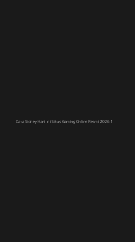 Tampilan Antarmuka Aplikasi Data Sidney Hari Ini Situs Gaming Online Resmi 2026 - 1