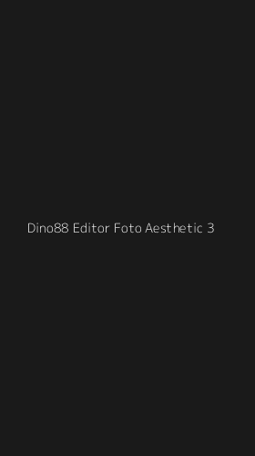 Tampilan Antarmuka Aplikasi Dino88 Editor Foto Aesthetic - 3
