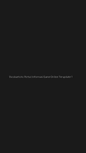 Tampilan Antarmuka Aplikasi Escobartoto Portal Informasi Game Online Terupdate - 1