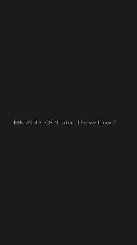 Tampilan Antarmuka Aplikasi Fantasi4d Login Tutorial Server Linux - 4