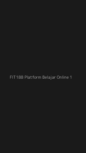 Tampilan Antarmuka Aplikasi Fit188 Platform Belajar Online - 1