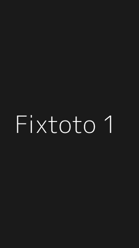 Tampilan Antarmuka Aplikasi Fixtoto - 1