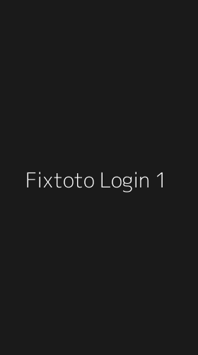 Tampilan Antarmuka Aplikasi Fixtoto Login - 1