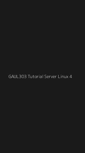 Tampilan Antarmuka Aplikasi Gaul303 Tutorial Server Linux - 4