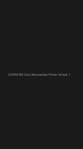 Tampilan Antarmuka Aplikasi Gospin168 Situs Rekomendasi Pilihan Terbaik - 1