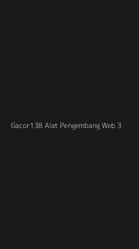 Tampilan Antarmuka Aplikasi Gacor138 Alat Pengembang Web - 3