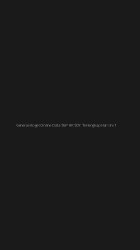 Tampilan Antarmuka Aplikasi Generasitogel Online Data Sgp Hk Sdy Terlengkap Hari Ini - 1