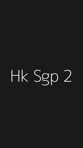 Tampilan Antarmuka Aplikasi Hk Sgp - 2