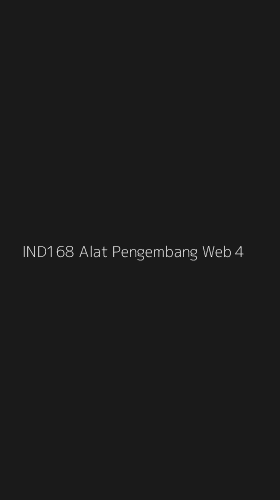Tampilan Antarmuka Aplikasi Ind168 Alat Pengembang Web - 4