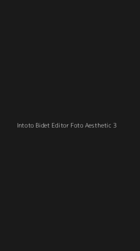 Tampilan Antarmuka Aplikasi Intoto Bidet Editor Foto Aesthetic - 3