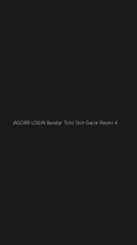 Tampilan Antarmuka Aplikasi Jago88 Login Bandar Toto Slot Gacor Resmi - 4
