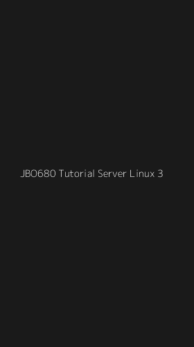Tampilan Antarmuka Aplikasi Jbo680 Tutorial Server Linux - 3