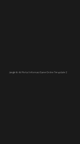 Tampilan Antarmuka Aplikasi Jangkrik 4d Portal Informasi Game Online Terupdate - 2